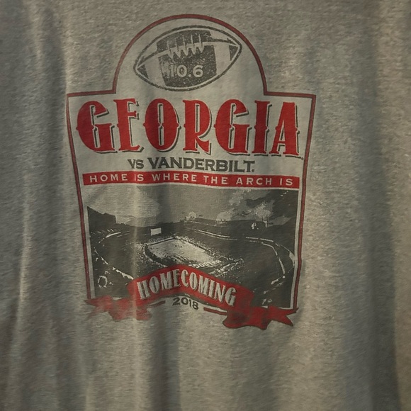 Gray Georgia Graphic Men's Shirt - Picture 4 of 4